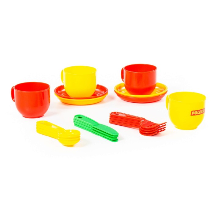 Set Gioco Servizio Caffè/Tè per 4 Persone in Plastica - CWR