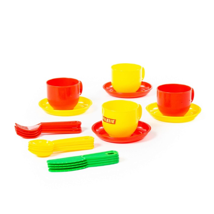 Set Gioco Servizio Caffè/Tè per 4 Persone in Plastica - CWR