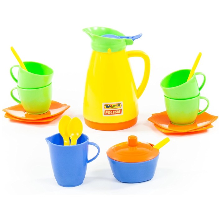 Set Gioco Servizio da Caffè in Plastica per Bambini