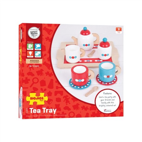 Set Gioco Servizio Caffè/Tè in Legno per Bambini