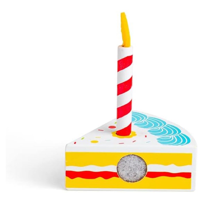 Set Gioco Torta di Compleanno in Legno da 14 Pezzi
