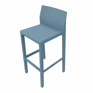 Sgabello Kate Impilabile SCAB - h75 cm - Colore Azzurro