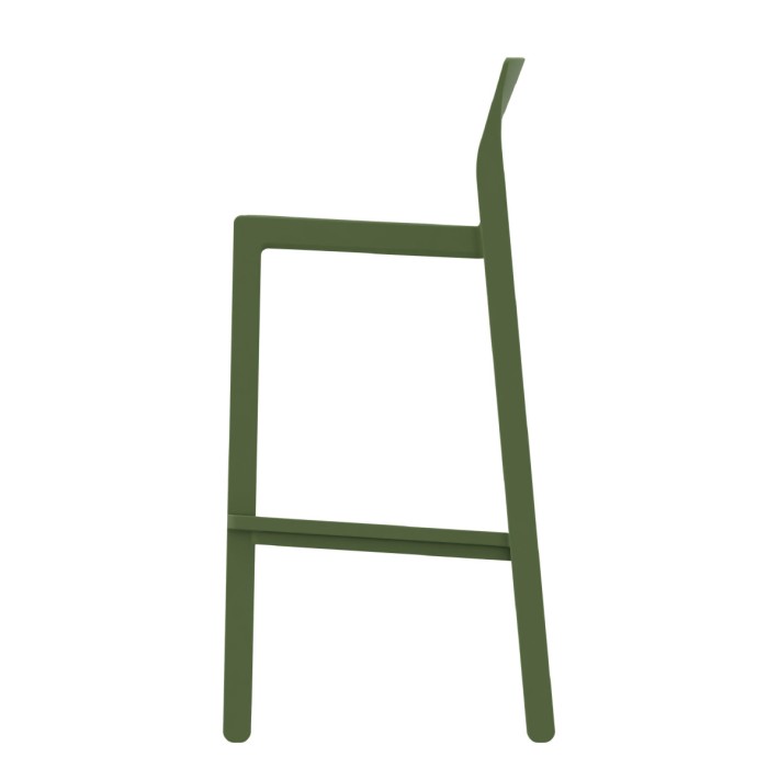 Sgabello Kate Impilabile SCAB - h75 cm - Colore Verde
