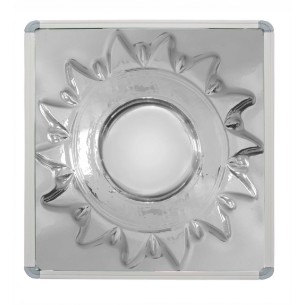 Specchio Multieffetto con Cornice - Soggetto Sole - 60x60 cm