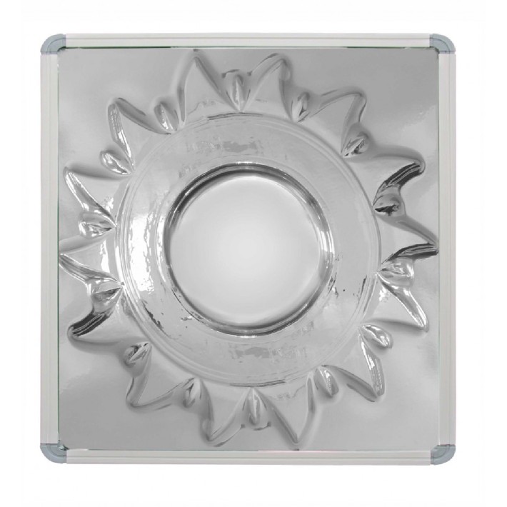Specchio Multieffetto con Cornice - Soggetto Sole - 60x60 cm