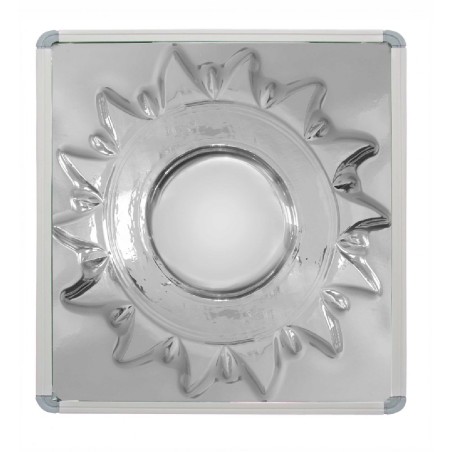 Specchio Multieffetto con Cornice - Soggetto Sole - 60x60 cm