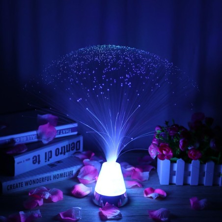 Lampada LED ad Albero in Fibra Ottica - Strumento Sensoriale per Terapia e Decorazione