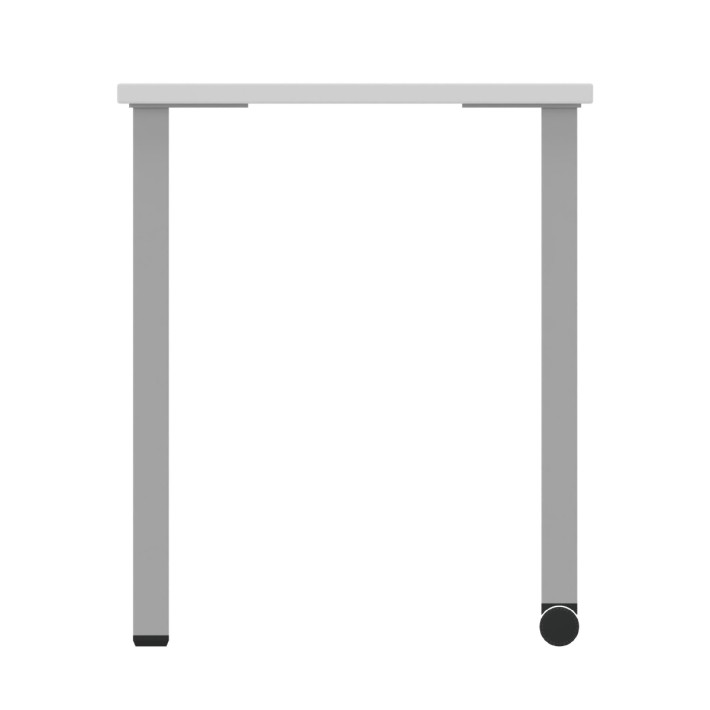 Tavolo Kalidro Studente (H) M5, Piano Bianco e Gambe Grigie