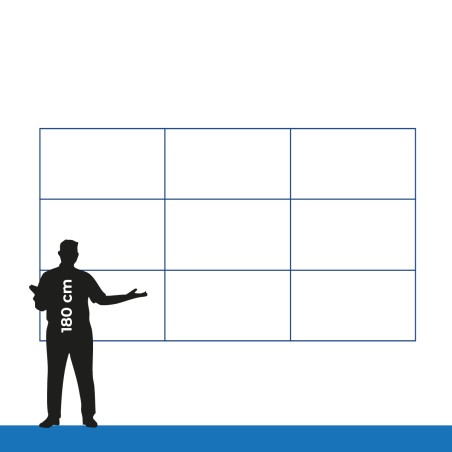 Video Wall Hikvision 3x3 da 163" con Installazione Standard Inclusa