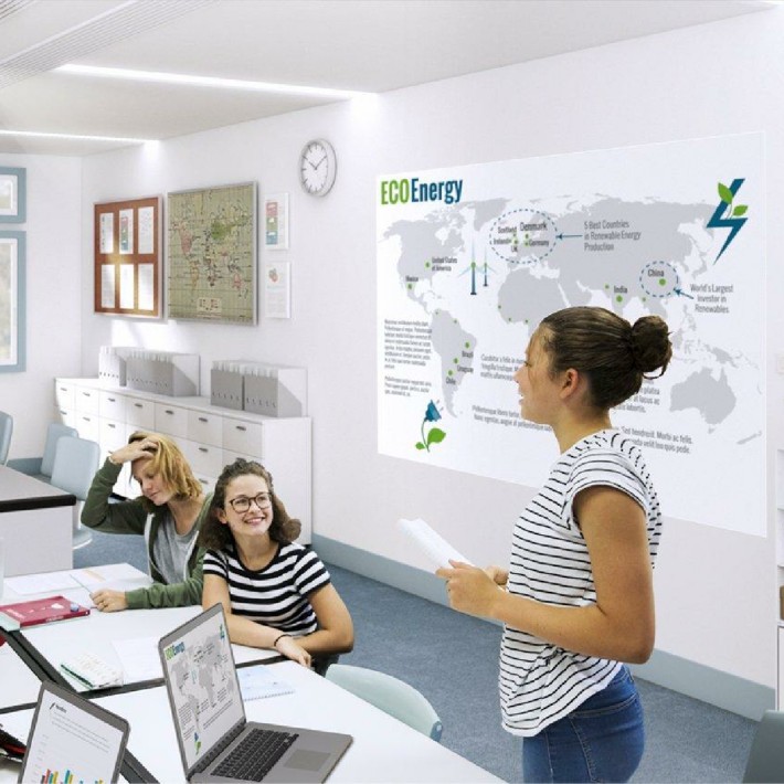 Videoproiettore Interattivo Epson EB-770Fi con Staffa a Muro