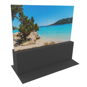 VideoWall Hikvision 2x2 108" con Base da Pavimento e Installazione Inclusa 2