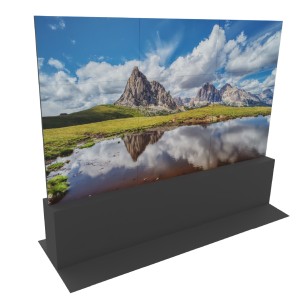 VideoWall 3x3 Hikvision con Base da Pavimento - Dimensioni 163" 2