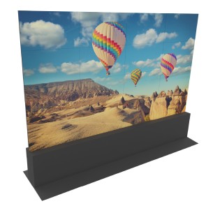 VideoWall 4x4 Hikvision con base da pavimento - 217" 2