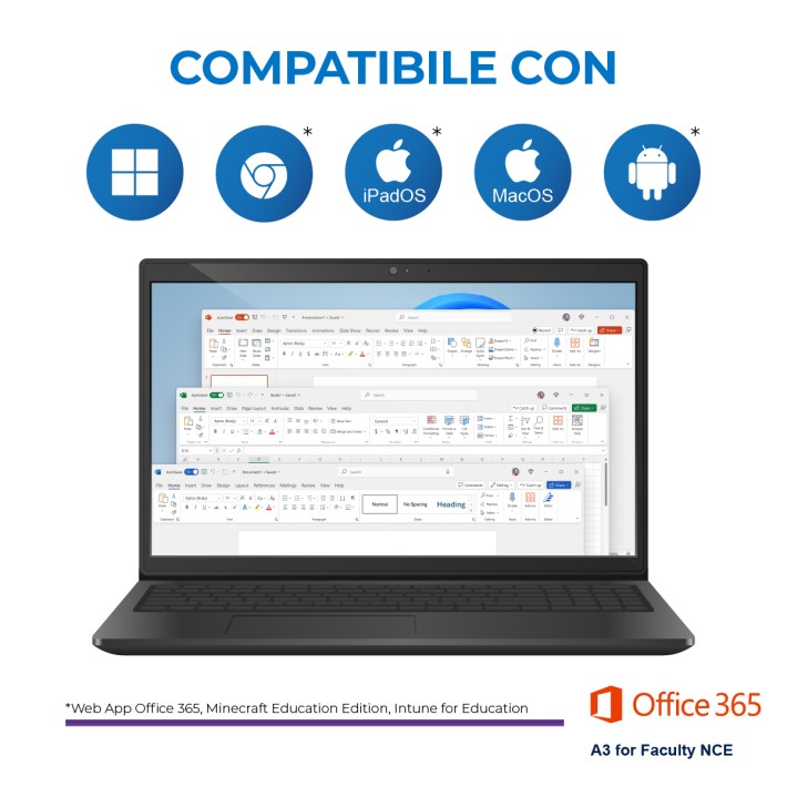 Office 365 A3 Faculty - Licenza Annuale