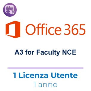 Office 365 A3 Faculty - Licenza Annuale