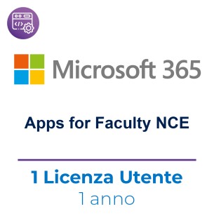 Microsoft 365 Apps for Faculty NCE - Abbonamento 1 Anno