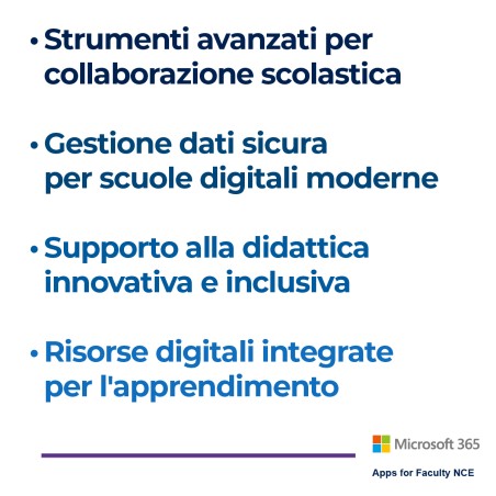 Microsoft 365 Apps for Faculty NCE - Abbonamento 1 Anno