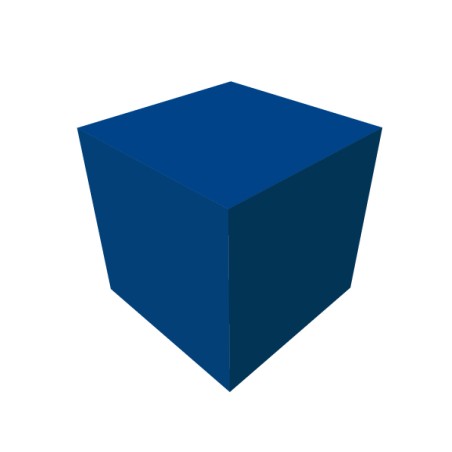 Cubo Morbido - Dimensioni 50 x 50 x 50 cm - Colore Blu