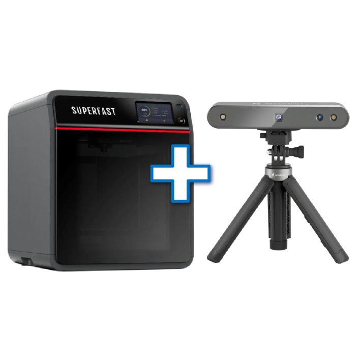 BUNDLE SHAREBOT STAMPANTE 3D SUPERFAST+ SCANNER 3D POP 3 ADVANCE