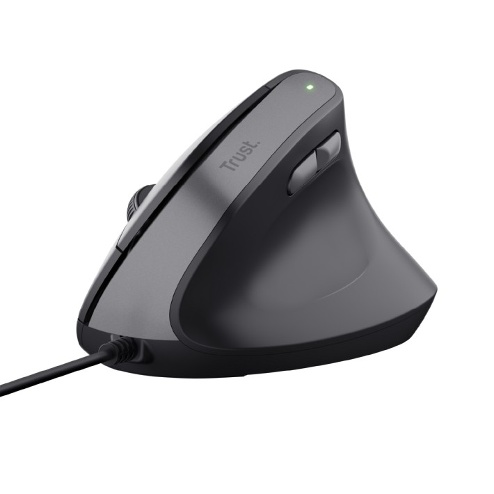 Mouse Ergonomico con cavo usb - Trust Bayo II - Black