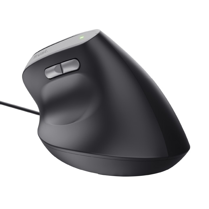 Mouse Ergonomico con cavo usb - Trust Bayo II - Black