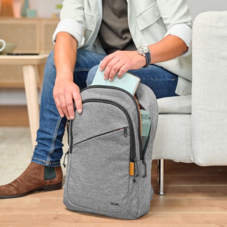 Zaino Eco 16" - Trust Avana - per Laptop - Grigio
