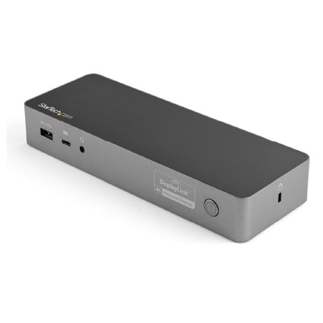 Docking Station USB C e USB A - Doppio Display Port 4K e HDMI
