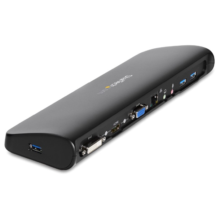 Docking Station Universale USB 3.0 a Doppio Monitor - Uscita VGA, DVI e HDMI