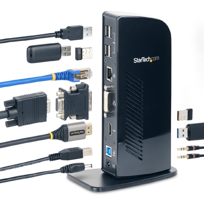 Docking Station Universale USB 3.0 a Doppio Monitor - Uscita DVI e HDMI
