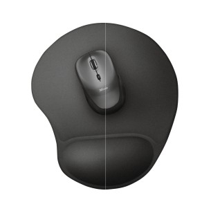 Tappettino per Mouse - Trust BigFoot - Ergonomico con Poggiapolsi - Nero 2