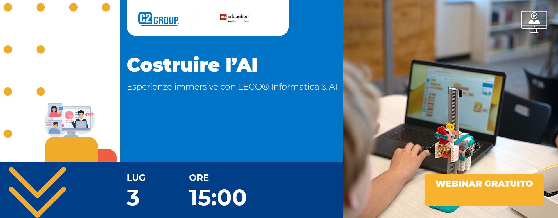 Costruire l’AI: esperienze immersive con LEGO® Informatica & IA